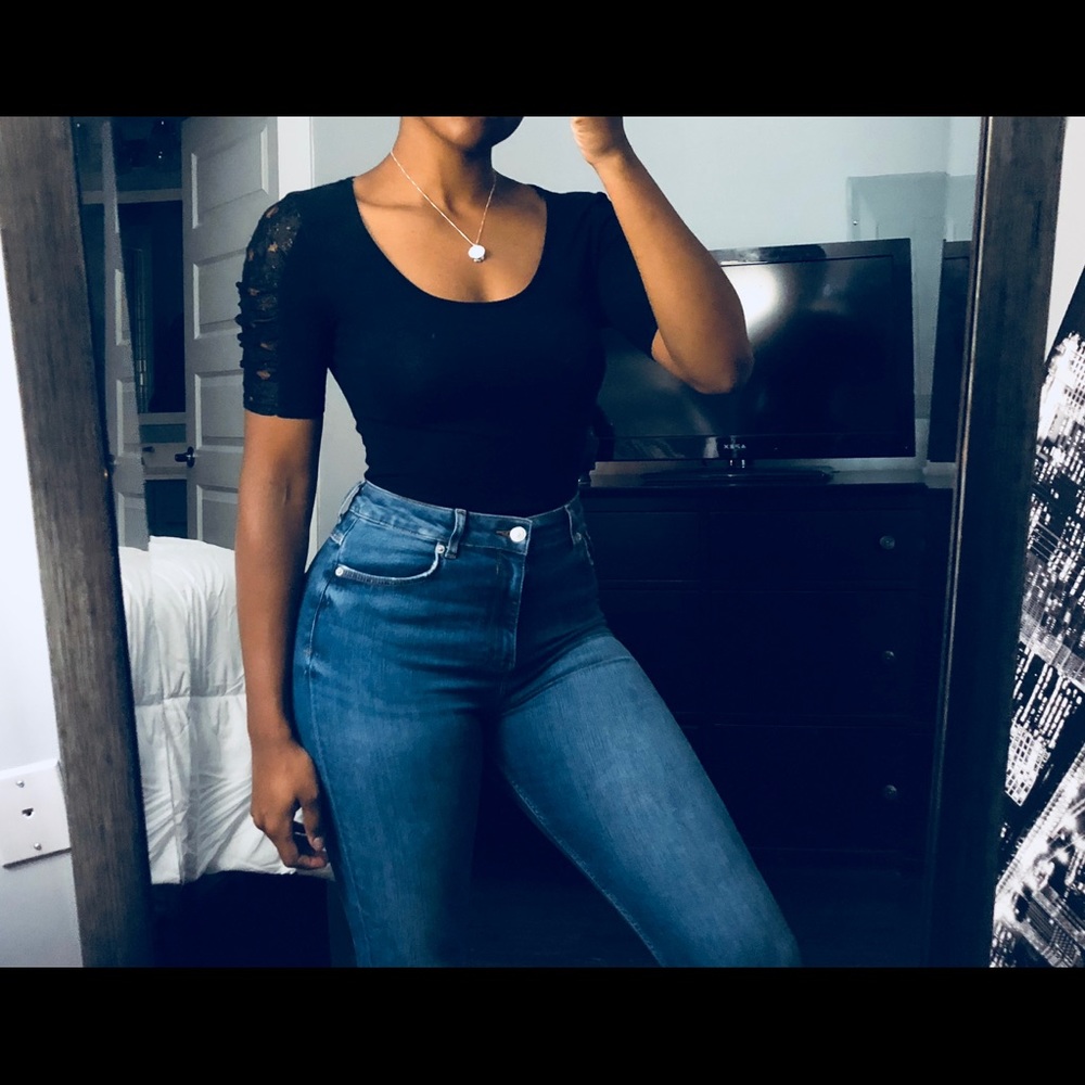 Papaya black shirt